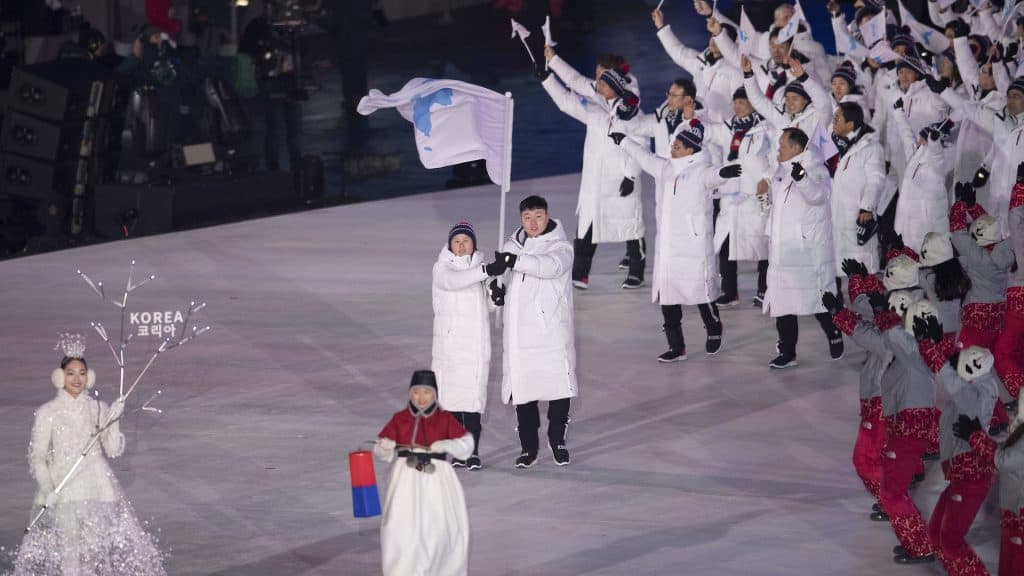 Olympia Einmarsch Korea